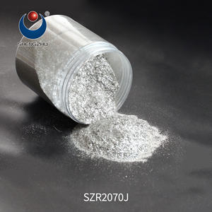 ผงแก้วบอโรซิลิเกตซีรีส์ SZR2030 ไดมอนด์ เพียว ซิลเวอร์ พิกเมนต์ - Product Image 4