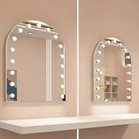Nouveau miroir de maquillage LED au style simple pour les maquilleurs de studio et les salons de beauté, idéal pour les magasins de robes de mariée