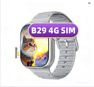 Montre connectée Android B29 en promotion avec caméra <3MP, prise en charge de la carte SIM 4G, suivi d'activité physique, écran TFT, boîtier en alliage, étanche 3ATM, vidéo - Product Image 2