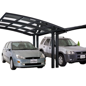 Abris de <span class=keywords><strong>parking</strong></span> extérieur pour voiture avec toit en aluminium, tente à baldaquin, garage, abri de voiture pour vélos à moteur - Product Image 3