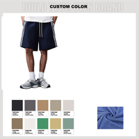 Shorts de sport décontractés pour hommes en coton French Terry, personnalisables, pour l'été, la course et la plage