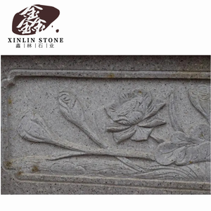 Sculpture de hibou en marbre Statue de jardin en relief en pierre avec fleurs de lotus G602 G603 Sculpture sur pierre de <span class=keywords><strong>style</strong></span> architectural gothique - Product Image 1