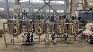 Nueva máquina de refinería de petróleo semiautomática de unidad pequeña con capacidad de 1500 kg/h para limpiar aceite de cocina - Product Image 6