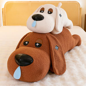 Nouveau mignon Long chien en peluche couette-style Polyester dessin animé Animal poupée brodé doux sac de couchage pour anniversaire ODM - Product Image 1