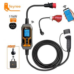 Cargador Solar para Vehículos Eléctricos de 380V 11kW IP66 con Control por Aplicación WIFI, Conectores CEE Trifásicos de 16A SAE/J1772/IEC62196, Nuevo con 2 Años de Garantía - Product Image 1