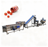 Ligne de production automatique de pâte de tomate, machine de cuisson, de mélange, de remplissage et de scellage pour l'usine de transformation de sauce ketchup