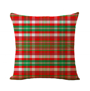 <strong>Red</strong> Checks Abstract Design Printed <strong>Cushion</strong> <strong>Covers</strong> - Product Image 4
