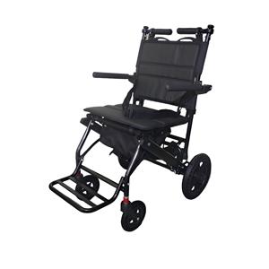Sillas de ruedas para adultos Silla de transporte Ligera plegable con mango giratorio, sillas de ruedas de viaje plegables portátiles - Product Image 1
