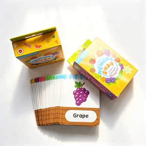 Fabricant OEM de cartes de jeu personnalisées, blanches, imprimées en couleur, imperméables, service de fabrication de cartes éducatives pour enfants - Product Image 2