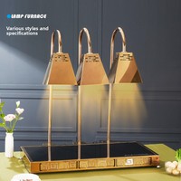 Chauffe-Plat Électrique Commercial en Acier Inoxydable, Réchaud de Luxe avec Lampe Chauffante, Or Rose, Écologique, Capacité 1 Qt