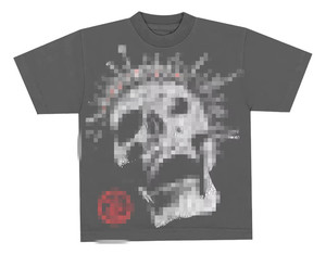 T-shirt streetwear surdimensionné en coton 100% tricoté de haute qualité, impression numérique personnalisée, 260 g/m² - Product Image 2