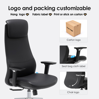 Chaise de bureau en cuir de direction en vente chaude, meubles de bureau d'usine, vente en gros d'équipements de bureau pivotants, silla oficina