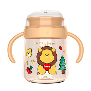 <span class=keywords><strong>Vaso</strong></span> de Agua para Bebé con Diseño de Dibujos Animados, Anti-ahogo, Anti-goteo, de PPSU, con Asa - Product Image 4