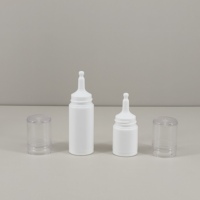 Flacon compte-gouttes transparent en PP de 5 ml, 10 ml, 15 ml pour sérum et essence, conteneur rechargeable pour échantillons de soins de la peau, directement de l'usine
