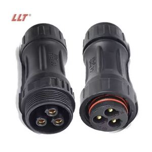 LLC ขั้วต่อสายไฟกันน้ำ IP68สำหรับ3pin 2PIN อุตสาหกรรม M45สายไฟแบบสกรู600V 80A แบบ4ขา3pin - Product Image 2