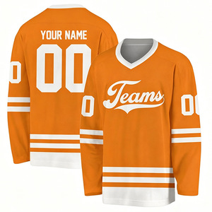 Maillots de hockey sur glace personnalisés imprimés en couleur, uniformes d'équipe avec transfert thermique, service de conception gratuit pour les clubs - Product Image 6
