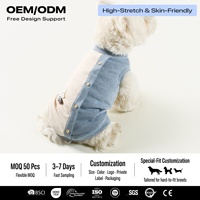 Prêt à être expédié |   Gilet en tricot moucheté pour chien, fausse patte de boutonnage, boutons en bois, sans manches, léger et chaud, OEM ODM, logo personnalisé, en stock