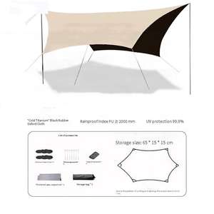 Outdoor Verduistering Luifel Tent, Opvouwbare Zonnescherm Winddicht Voor Camping Picknick Auto Zijschuilplaats Met Draagtas - Product Image 2