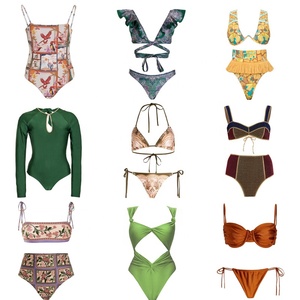 JSN148D 2023 nuevo diseño <span class=keywords><strong>de</strong></span> moda marca <span class=keywords><strong>de</strong></span> lujo Bikini flor traje <span class=keywords><strong>de</strong></span> <span class=keywords><strong>baño</strong></span> ECO tela mujeres traje <span class=keywords><strong>de</strong></span> <span class=keywords><strong>baño</strong></span> personalizado - Product Image 3