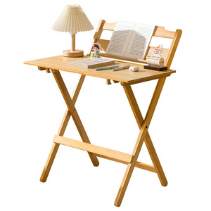 Escritorio plegable simple, mesita de noche, mesa de trabajo interior, escritorio de ordenador de altura ajustable - Product Image 1