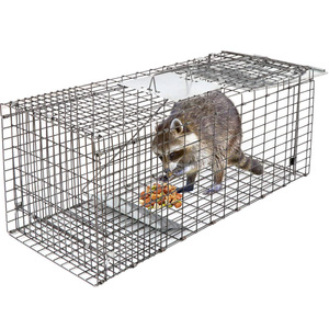 Bẫy Động Vật Nhân Đạo 32 Inch Lồng Thép Để Kiểm Soát Động Vật Gặm Nhấm Sống Chuột Gấu Trúc - Product Image 1