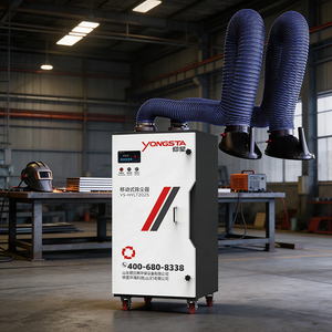 <span class=keywords><strong>Extractor</strong></span> de Humos Portátil Manual de Uno o Dos Brazos para Taller de Fabricación de Chapa Metálica, Equipo Industrial de Limpieza de <span class=keywords><strong>Aire</strong></span> - Product Image 1