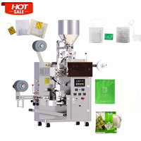 Machine d'emballage automatique pour sachets de thé avec ligne de fil pour papier filtre