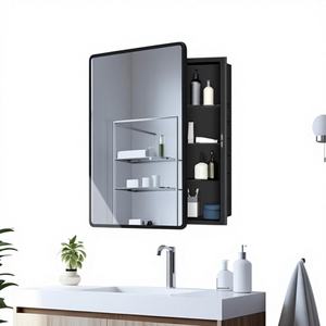 Mueble de Baño Compacto Todo en Uno, Rectangular, Moderno e Iluminado, para Apartamentos, Baños Pequeños y Cuartos de Invitados - Product Image 1