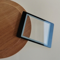 Panneau de verre sérigraphié de petite taille avec adhésif 3M, panneau de verre pour cadre de caméra