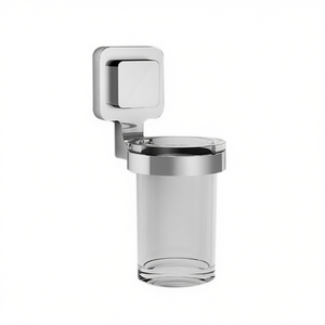 Portavasos Serie Karan 7.6 x 17.8 x 12 cm Negro Accesorio de Baño para Montar en la Pared - Product Image 3