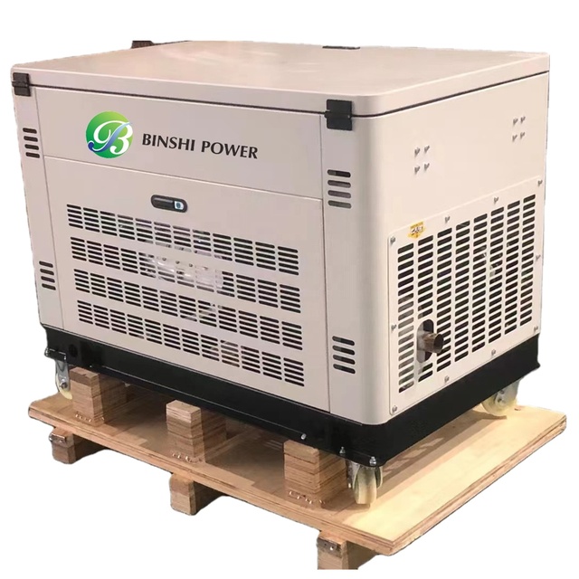 High Quality 15KVA Single or 3 Three Phase Dual Fuel Portable Generator Sets Silent Gas Generator LPG Petrol Gasoline Inverter