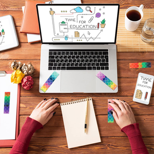 Pegatinas Sensoriales Coloridas a Precio de Fábrica, Tiras Táctiles Texturizadas de PEVA, Juguetes para Aliviar el Estrés para Teléfonos Móviles y Tazas - Product Image 2