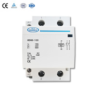 Contactor Modular Trifásico HANDELE HDH8-100 de 16A, 50Hz, 220/240V CA, para Riel DIN, Uso AC-7a/AC-7b, Nueva Tecnología, Buen Precio