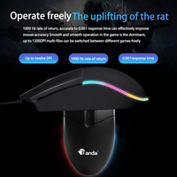 Ensemble clavier et souris de jeu USB LED KM77, filaire, avec cadre métallique, pour ordinateur de bureau, ordinateur portable, usage professionnel