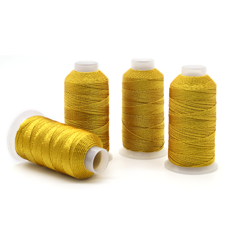 New Product 123g 6Ply Gold Silver Silk Muti-Strands Embroidery Thread DIY Metallic Yarn Thread Braided Bracelet Jewelry Thread