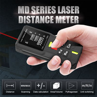 Télémètre laser industriel OEM/ODM avec 2 niveaux à bulle, précision de ±2 mm, portée de 80 m, outil de mesure numérique