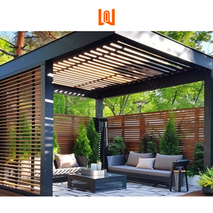 عريشة بناء ممتازة ، مصاريع رفرف كهربائي ، منتجعات فاخرة بجانب المسام ، عريشة ألمنيوم ممتازة للعطلات - Product Image 1