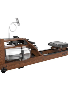 <span class=keywords><strong>Rameur</strong></span> en bois massif YX Cheernin pour l'exercice du corps entier, entraînement cardio pour la salle de sport, ergomètre, machine à ramer à résistance aquatique assise - Product Image 2
