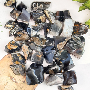 Piedra de cristal de forma libre de ágata volcánica al por mayor, piedras curativas de forma libre, cristal natural de forma libre - Product Image 2