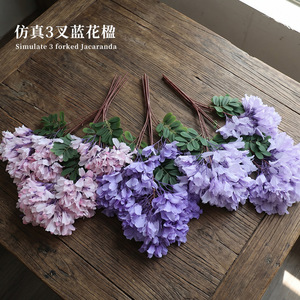Ramas de Jacaranda Artificiales Xinchengzhi de 30cm-190cm, Ramo de Flores de Seda y Plástico para Decoración Interior y Exterior - Product Image 4