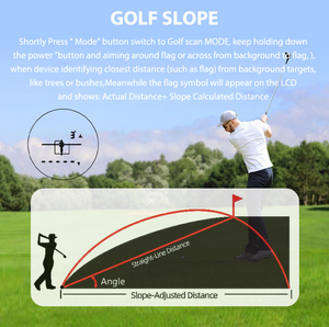 Télémètre laser industriel portable DUOTESI Chine 1200 mm 7x IP65 Golf Champ de vision 8,5° Temps de verrouillage 0,5 s - Product Image 3