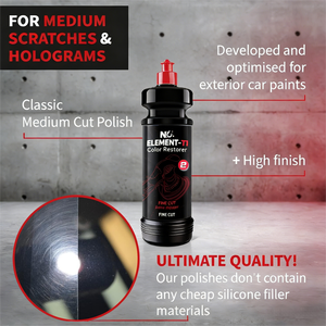 Kit de polissage de voiture avec coupe moyenne 285g Kit de réparation de rayures modérées pour tous types de véhicules - Product Image 1