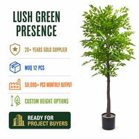 Arbre artificiel Ficus, plante banian, verdure simulée en pot, pour intérieur, extérieur, jardin, événements, décoration, OEM personnalisé, vente en gros