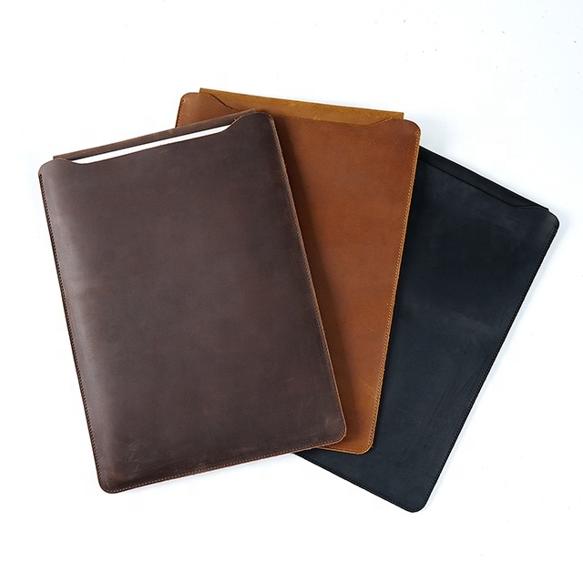100% Pure Genuine Leather (Custom) Laptop Sleeve Bag for 13.3 Inches, 13.6 Inches,14.2 Inches Laptop Etc.