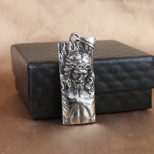 ยูนิค สร้อยคอจี้พระเยซูสแตนเลส สไตล์ศาสนา สำหรับทุกเพศ รุ่น 231097 - Product Image 3