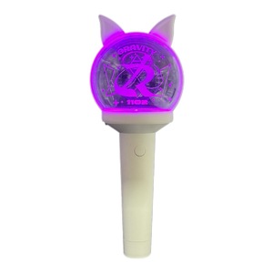 Kpop-Lámpara de mano brillante para concierto con logotipo personalizado, transparente, oreja de conejo, soporte para animar, palo intermitente - Product Image 6