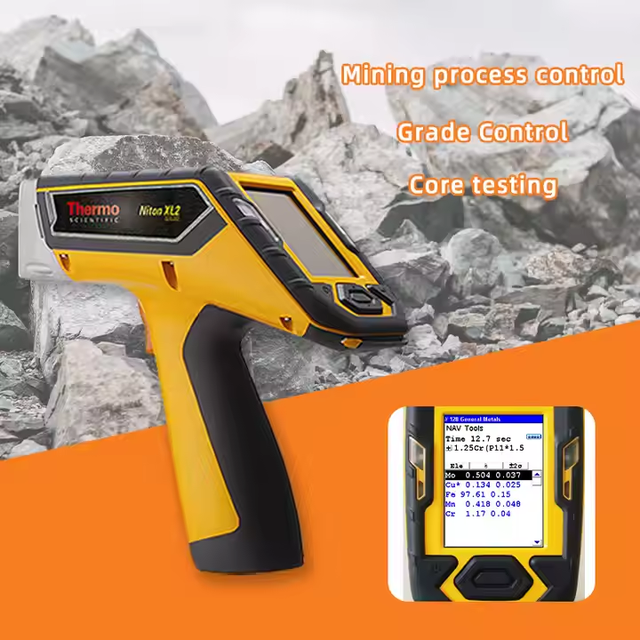Thermo Fisher Niton XL2t Handheld XRF Analyzer Spectrometer Metal Alloy Ore Soil Analyzer Testing of Zinc Iron and Copper Ores