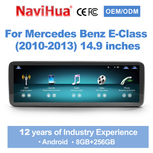 Navihua 14.9'' Touch Screen for Mercedes Benz E Class NTG4.0 2010-2013 Android Car Radio GPS DSP Auto <b>Stereo</b> Multimedia Carplay - Product Image 2