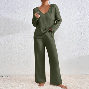 Conjunto de Pantalones Anchos Holgados para Mujer, Otoño/Invierno 2026, Ropa Deportiva Informal de Manga Larga, Conjunto de Dos Piezas para el Trabajo - Product Image 4