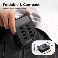 Multi-angle 360 °   Support de téléphone portable en acier réglable, universel, pliable, portable, support de téléphone portable de bureau, anti-rayures, pour la maison et le bureau